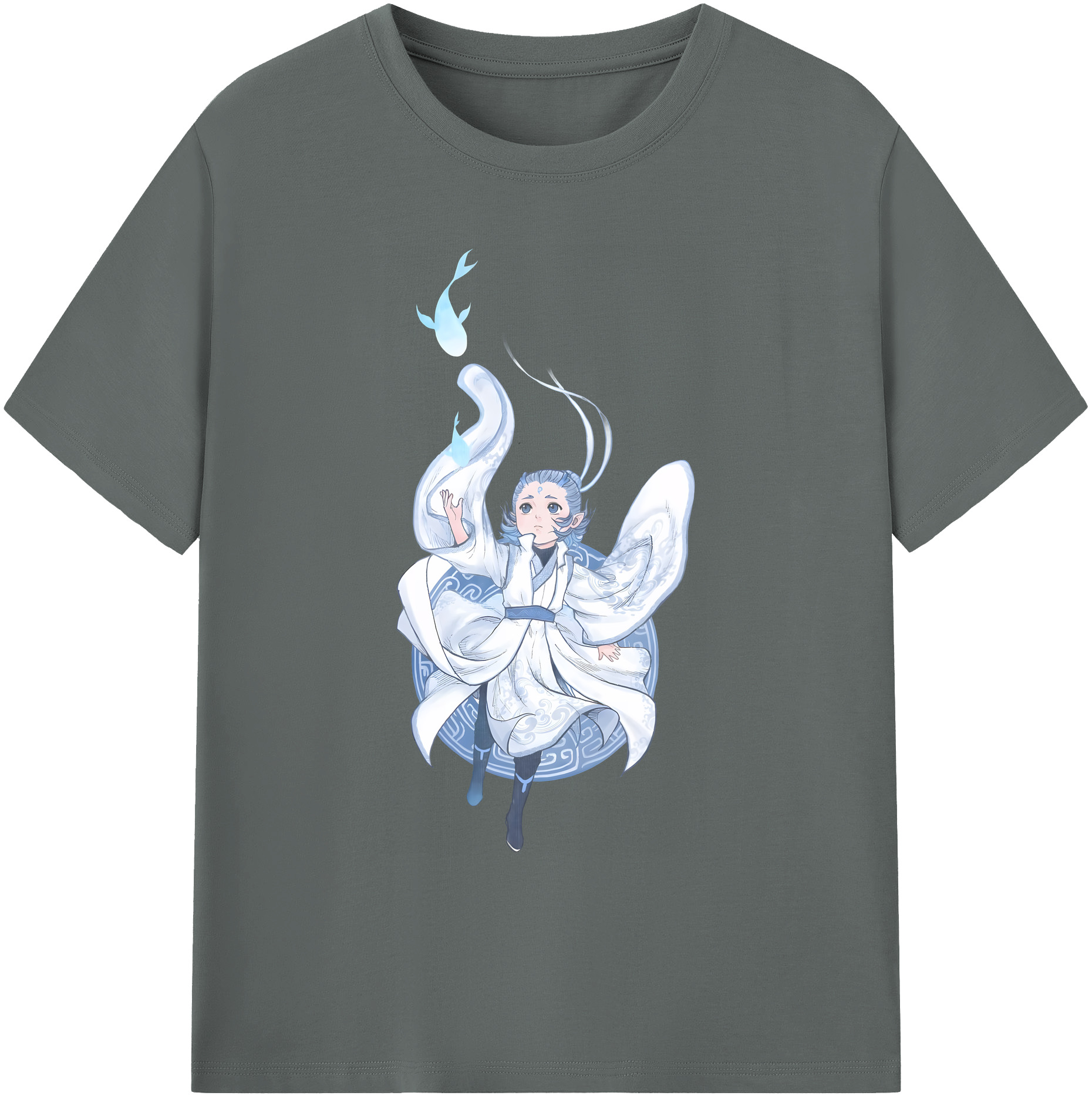 （画像用） Ne Zha 2 ナタ 魔童の大暴れ 綿100％ メンズ半袖Tシャツ｜肌触りやわらか＆通気性